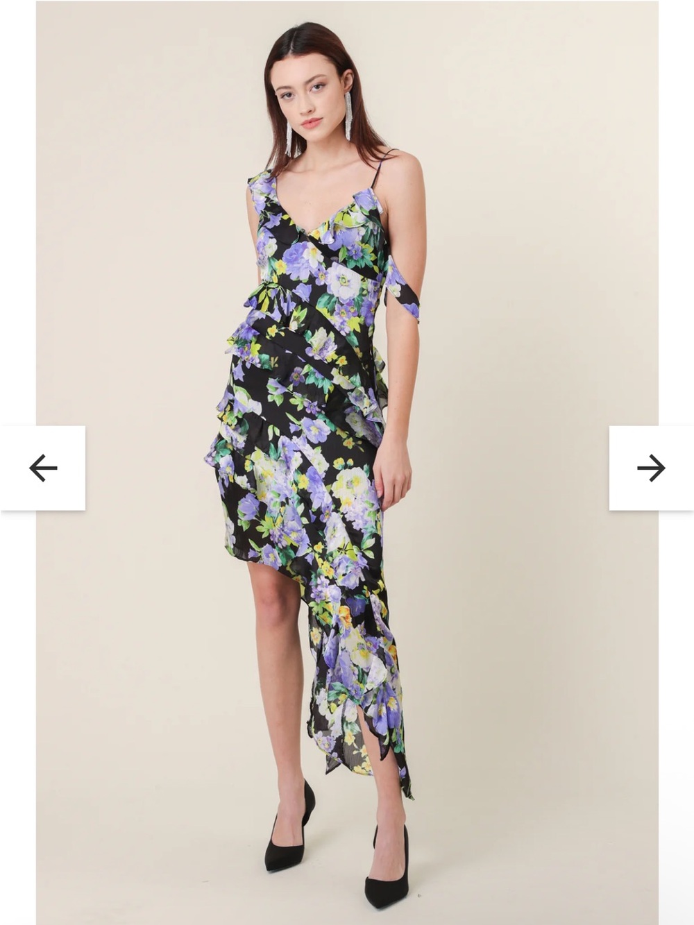 Line & Dot BLOOM ASYMMETRICAL DRESS